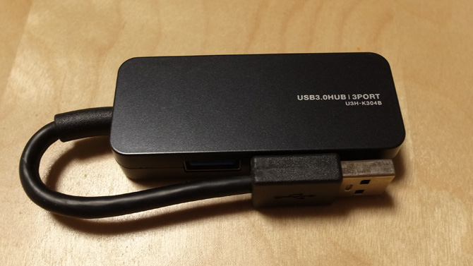 USBハブ U3H-K304B