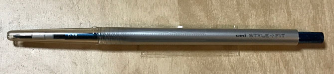 スタイルフィット ゲルインクボールペン ノック式（リフィル入） 0.38mm