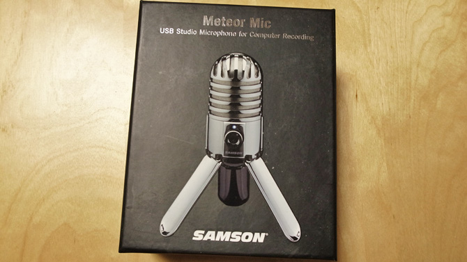Samson Meteor Mic 箱