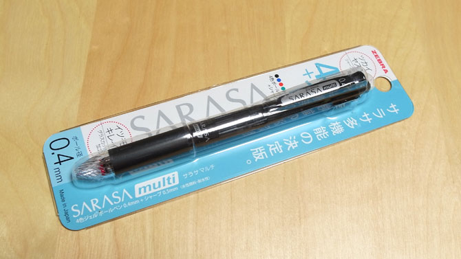 サラサ4本にシャープペン付き『SARASA multi』を購入 – 珍士の沈思黙考