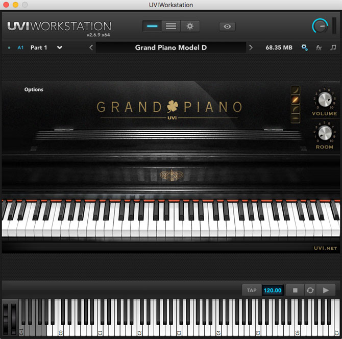 UVI GRAND PIANO MODEL D