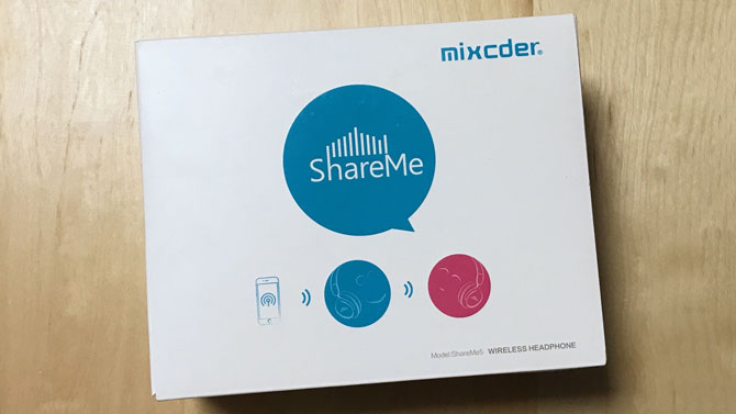 Mixcder ShareMe パッケージ